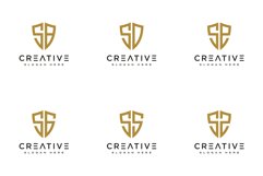 SET OF initial letter S logo vector design Product Image 2