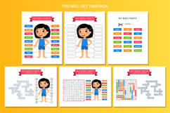 My Body Parts Kids Flashcards Game Product Image 2
