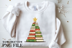 Bookish Christmas png design for T-shirts Product Image 3
