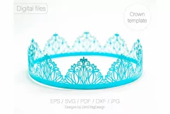 Crown svg Tiara svg Birthday tiara Princess svg Party hat Product Image 7