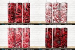 3D Seamless Rhinestone Roses Tumbler Bundle Product Image 6