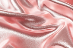 Pink satin fabric with smooth and shiny texture Product Image 1