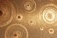 Golden swirling patterns and glittering textures Product Image 1