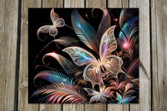 Magic Butterfly | black tumbler Sublimation design bundle Product Image 6