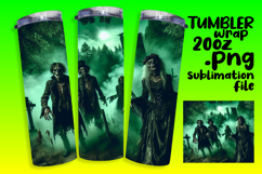 Custom Wraps for 20oz Tumbler , Horror Halloween Product Image 1