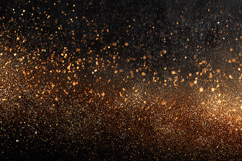 A dark background with gold glitter particles scattered Product Image 1