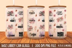 Mother's Day 16oz Can Glass Wrap, Mothers Day Can Glass Wrap Product Image 1