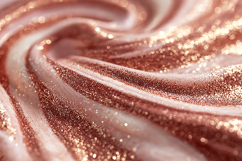 Swirly glittery pink and white cosmetic product texture Product Image 1