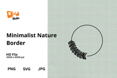 Minimalist Nature Border Product Image 1