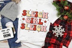 Retro christms sublimation bundle, Groovy christmas png Product Image 7