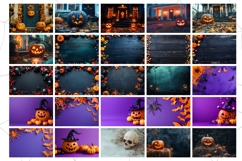 Halloween Backgrounds Bundle, Halloween Mockup Bundle Product Image 6