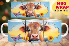 Magical Mug Wrap Moments: Cute Animals and Flowers Product Image 1