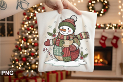 Christmas Snowman Sublimation - Christmas PNG Design Product Image 1