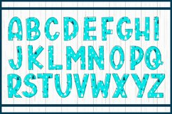 8 Winter Alphabets Bundle, Decorative ABC Sublimation Files Product Image 8