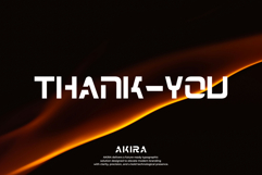 Akira Modern Futuristic Sans Serif Product Image 6