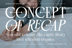 Layoce - Luxury Ligature Serif Font Product Image 6