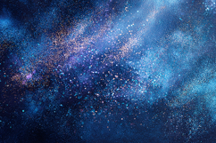 Starry night sky with vibrant celestial colors and textures Product Image 1