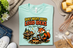 Quiet Nights Loud Ideas Camping Fox Product Image 1