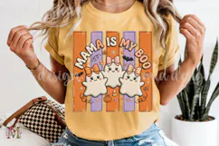 Mama Is My Boo PNG, Cute Ghosts Halloween Sublimation Product Image 5