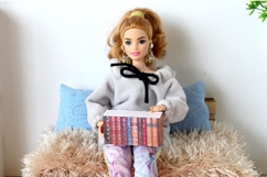 Miniature printable books, dollhouse library accessories dow Product Image 6