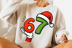 Christmas 67 PNG 6 7 PNG Santa Hands PNG, Christmas PNG Product Image 3