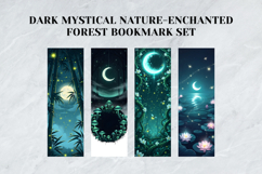 Dark Mystical Nature &amp; Gothic Enchanted Forest Bookmark Set Product Image 6