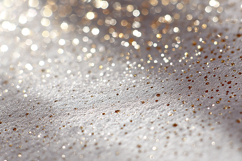 Sparkling silver surface with golden glitter and bokeh light Product Image 1