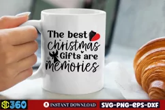 The best christmas gifts are memories SVG, Christmas SVG Product Image 4