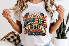 America 250th Anniversary PNG, 1776-2026 Eagle Sublimation Product Image 1