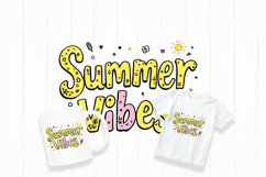 Summer vibes typography png Product Image 1