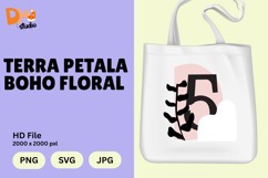 Terra Petala Boho Floral Monogram Product Image 1