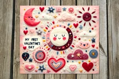 Nursery Hearts | 4 Skinny tumbler sublimationd designs PL2 Product Image 2