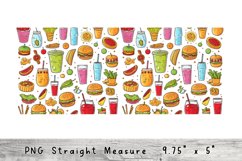 Kawaii Food 16oz Libbey Glass Tumbler, Teacher Glass Tumbler Product Image 2