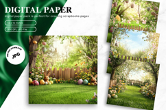 Easter Egg Blank Background Backdrop Wallpaper Wall Art_6 Product Image 1