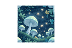 Summer Fairy Ring Seamless Pattern, Digital Paper Product Image 6