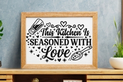This Kitchen Is Seasoned With Love Svg, Farmhouse Svg. Product Image 7