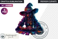 Black magic Voodoo clipart PNG , African witchcraft Product Image 1