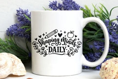 Shaping Minds Daily Svg, Back To School Svg, Teaching Svg. Product Image 7