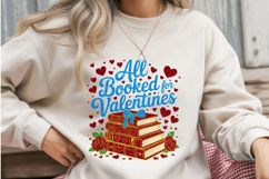 All Booked for Valentines PNG | Valentine Book Lover Product Image 2