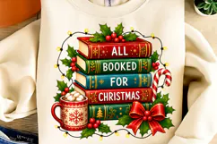 All Booked for Christmas PNG Clipart, Merry Christmas PNG Product Image 5