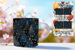Seasonal Cheer Mug Wrap - Christmas Tree Pattern Product Image 1
