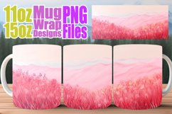 Floral Extravaganza Sublimation Mug Wraps 11oz 15oz - Spring Product Image 1