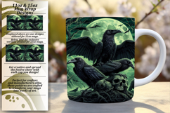 Stunning 15oz Mug Wrap Png Template , Horror Halloween Product Image 1
