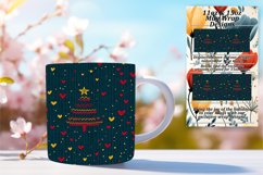 Sleek 11oz Mug Wrap Png Artwork , Holiday Product Image 1