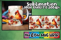 Unique adventures 11oz 15oz sublimation wrap, 3D Bird Product Image 1