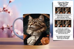 Charming Funny Cat Sublimation Wrap - 11oz/15oz Product Image 1