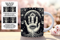 Bold 15oz Mug Wrap Png Design , Mystic Product Image 1