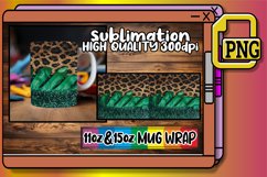 Shimmering Leopard &amp; Petal Mug Patterns 15oz 11oz Product Image 1