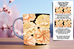 Creative 15oz Mug Wrap Png Artwork , Cute Animals Product Image 1
