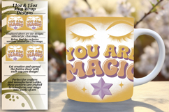 Gift 11oz Mug Wrap Png Design , Woman Eyes Product Image 1